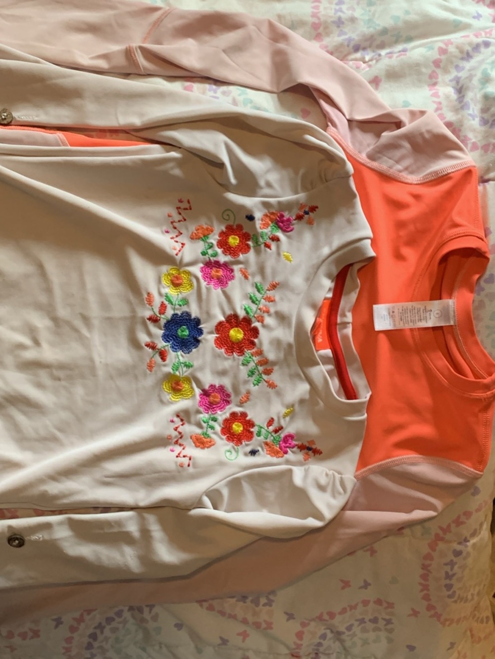 2 UV shirts for girls